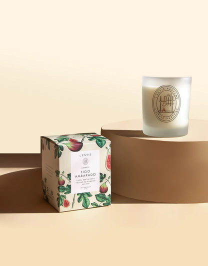 Vela Perfumada Figo Ambarado-Arabesc - DoceLar Loja