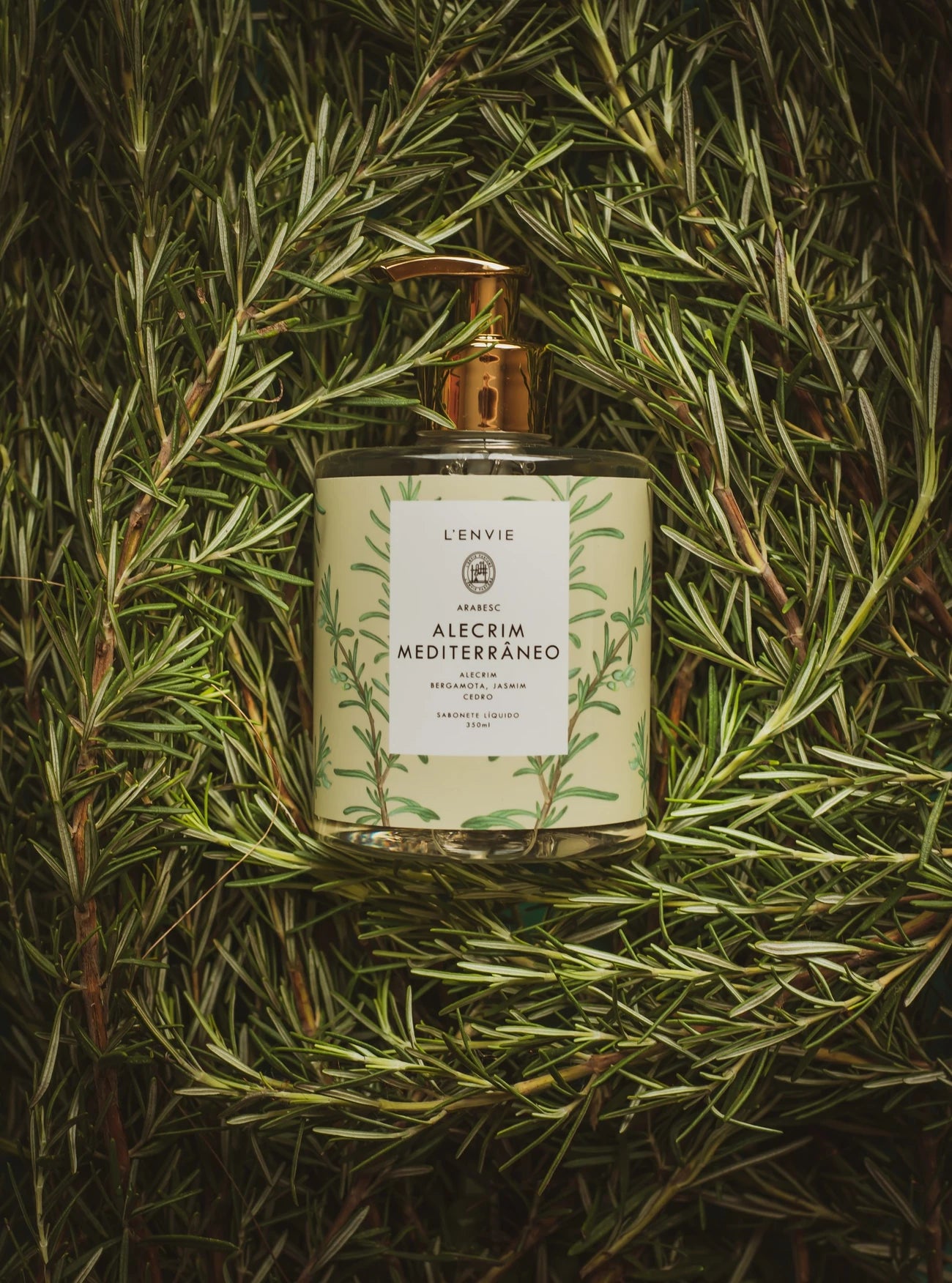 Sabonete Líquido Alecrim Mediterrâneo-Arabesc - DoceLar Loja