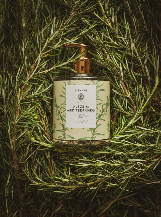 Sabonete Líquido Alecrim Mediterrâneo-Arabesc - DoceLar Loja
