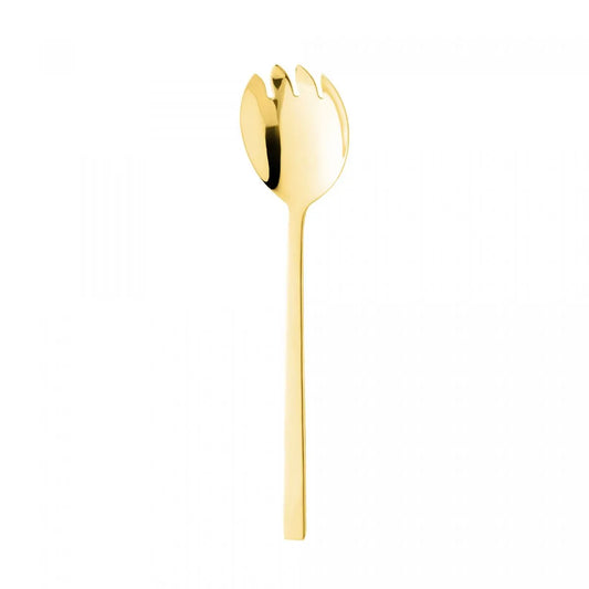 CJ 4 TALHERES PARA SERVIR DE ACO INOX FIRENZE DOURADO