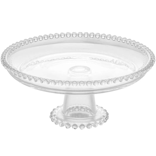 BOLEIRA DE CRISTAL PEARL 20X9CM PRATO REDONDO COM PE