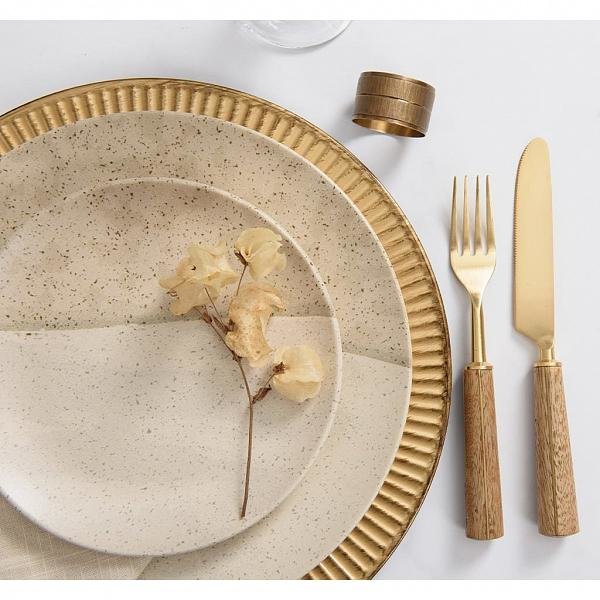 Prato de Sobremesa Aquarelle Duo - DoceLar Loja