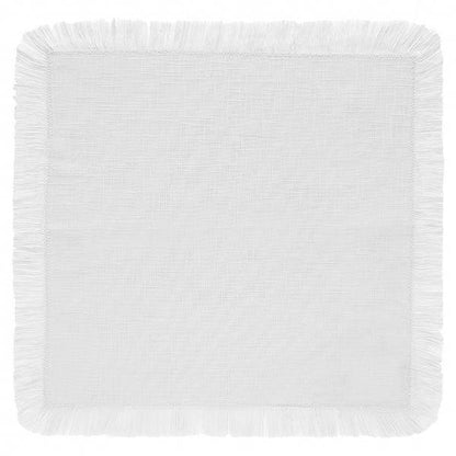 Guardanapo Franja Coloratta Branco - DoceLar Loja