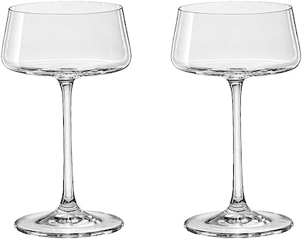 Jogo de 6 Taças P/Coquetel em Cristal Ecológico - DoceLar Loja