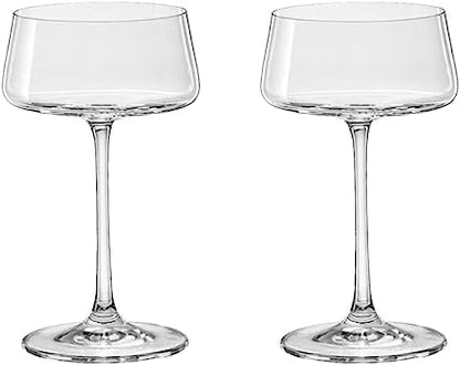 Jogo de 6 Taças P/Coquetel em Cristal Ecológico - DoceLar Loja