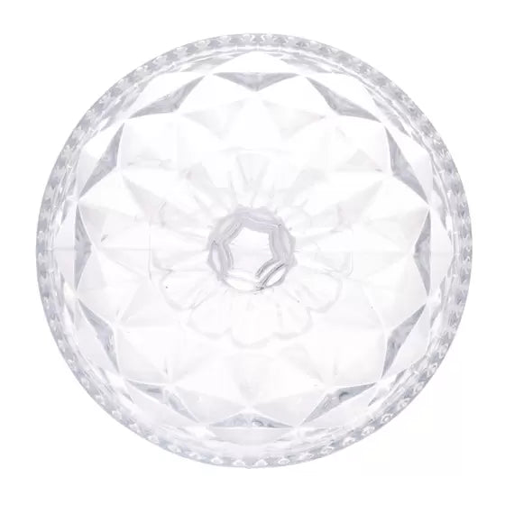 Potiche C/Pé de Cristal Diamond - DoceLar Loja