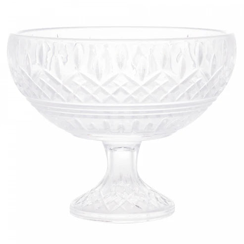 CENTRO DE MESA DECORATIVO CRISTAL DE CHUMBO C/ PE LYS 25X20CM