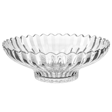 CENTRO DE MESA DE CRISTAL DE CHUMBO GENEVA 32CM X 32CM X 11CM