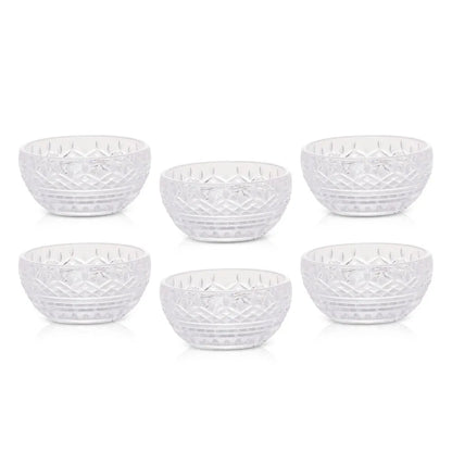 CJ 6 BOWLS CRISTAL DE CHUMBO LYS 11X5CM