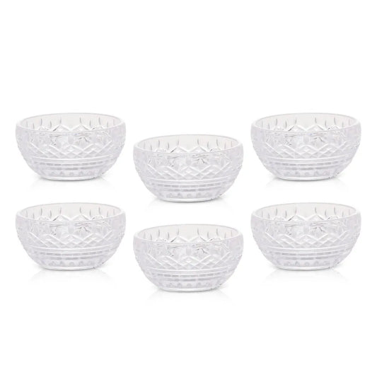 CJ 6 BOWLS CRISTAL DE CHUMBO LYS 11X5CM