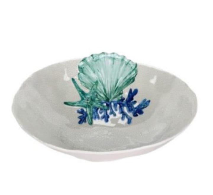 50083 SALADEIRA MELAMINA DESENHO ESTRELA DO MAR