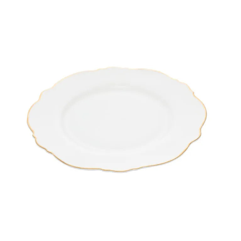 CJ 6 PRATOS SOBREMESA MALDIVAS FIO DOURADO