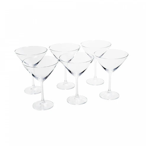 CJ 6 TACAS CRISTAL ECOLOGICO P/ COCKTAIL GASTRO/ COLIBRI 280ML