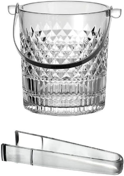 Balde para Gelo Esplanada em Cristal c/ Pinça - DoceLar Loja