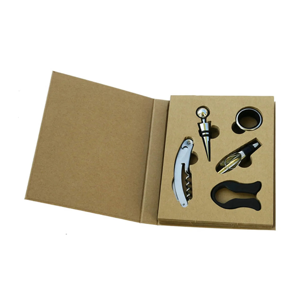 JOGO ACESSORIOS P/VINHO TOSCANA 5PCS