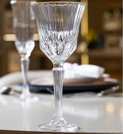 CJ TAÇAS DE VINHO BELLE JOUR COM FIO DE OURO 280ML CRISTAL ECOLOGICO