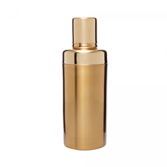 COQUETELEIRA DE ACO INOX DOURADA OLD FASHIONED