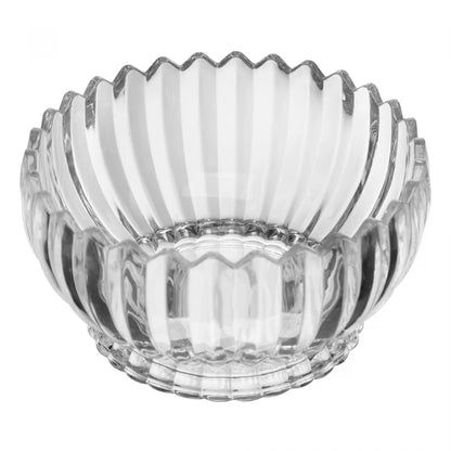CENTRO DE MESA DE CRISTAL DE CHUMBO GENEVA 22CM X 22CM X 12CM