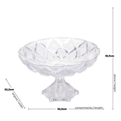 Centro De Mesa Com Pé Deli - DoceLar Loja