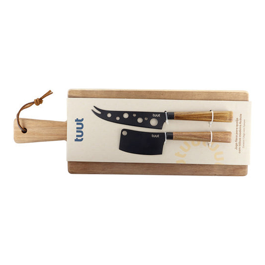 JG FACA P/QUEIJO C/TABUA MAD ACACIA 3PCS