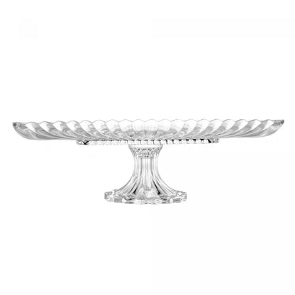 TRAVESSA CRISTAL DE CHUMBO C/PE RETANGULAR GENEVA 30x16,5x12cm