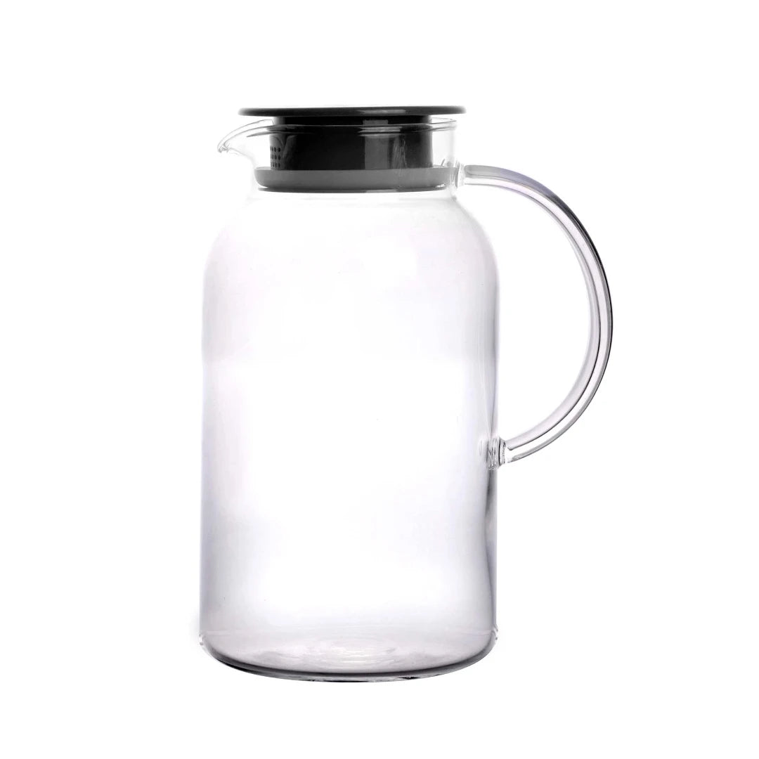 JARRA TWINKLE EM VIDRO BOROSSILICATO COM TAMPA EM AÇO INOX 1,8L