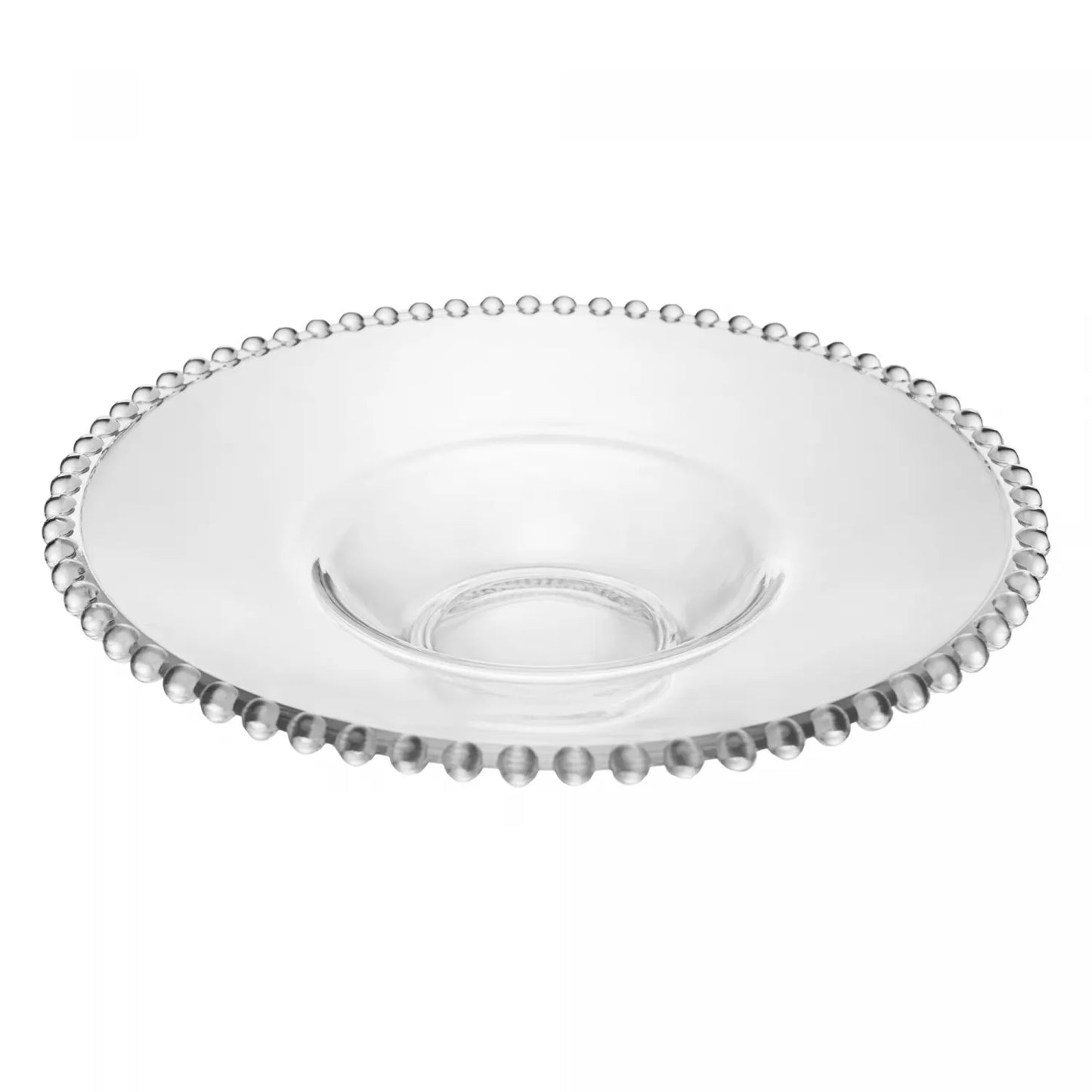 PRATO PARA MASSA RISOTO PEARL 29CM X 6CM CRISTAL