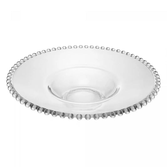PRATO PARA MASSA RISOTO PEARL 29CM X 6CM CRISTAL
