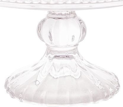Prato de Cristal para Bolo Renaissance - DoceLar Loja
