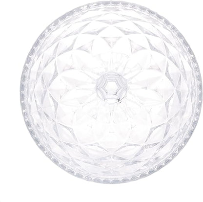 Potiche C/Pé de Cristal Diamond - DoceLar Loja