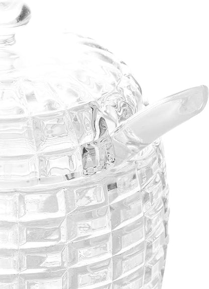 Açucareiro Tress Colher de Cristal - DoceLar Loja