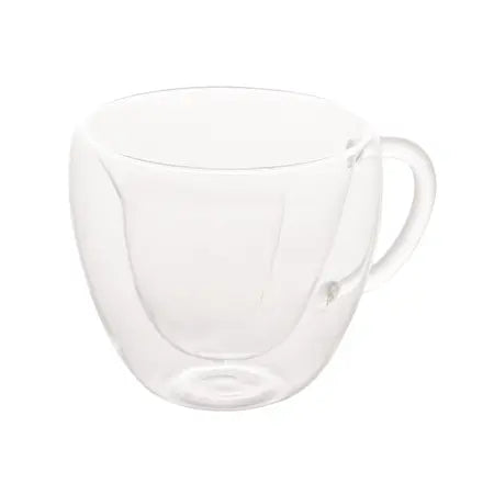 CJ 2 XICARAS P/CHA DUPLA PAREDE DE VIDRO BOROSSILICATO DUPLA HEART 230ML