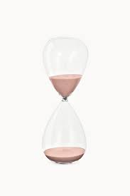 AMPULHETA EM VIDRO 60 MINUTOS