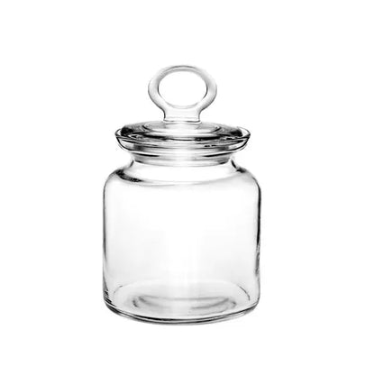Pote Hermético em Vidro com Tampa-P - DoceLar Loja