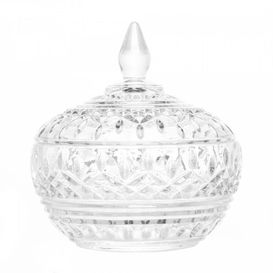 POTICHE DECORATIVO DE CRISTAL LYS 14CM X 15CM