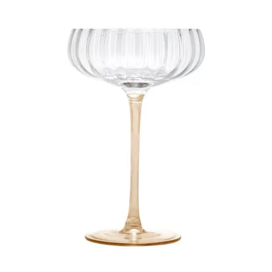 2 Taças Coupe Haste Âmbar Classic 280ml