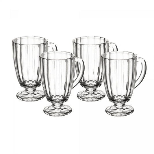 CJ 4 TACAS PARA CAPPUCCINO DE VIDRRO CLASSIC 160ML