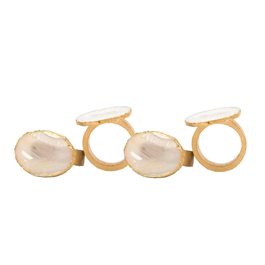 ANEL DE GUARDANAPO 4 PCS QUARTZO