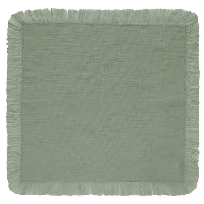 Guardanapo Franja Coloratta Salvia - DoceLar Loja