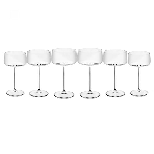 CJ 6 TACAS COUPE DE CRISTAL ECOLOGICO ALEX 220ML