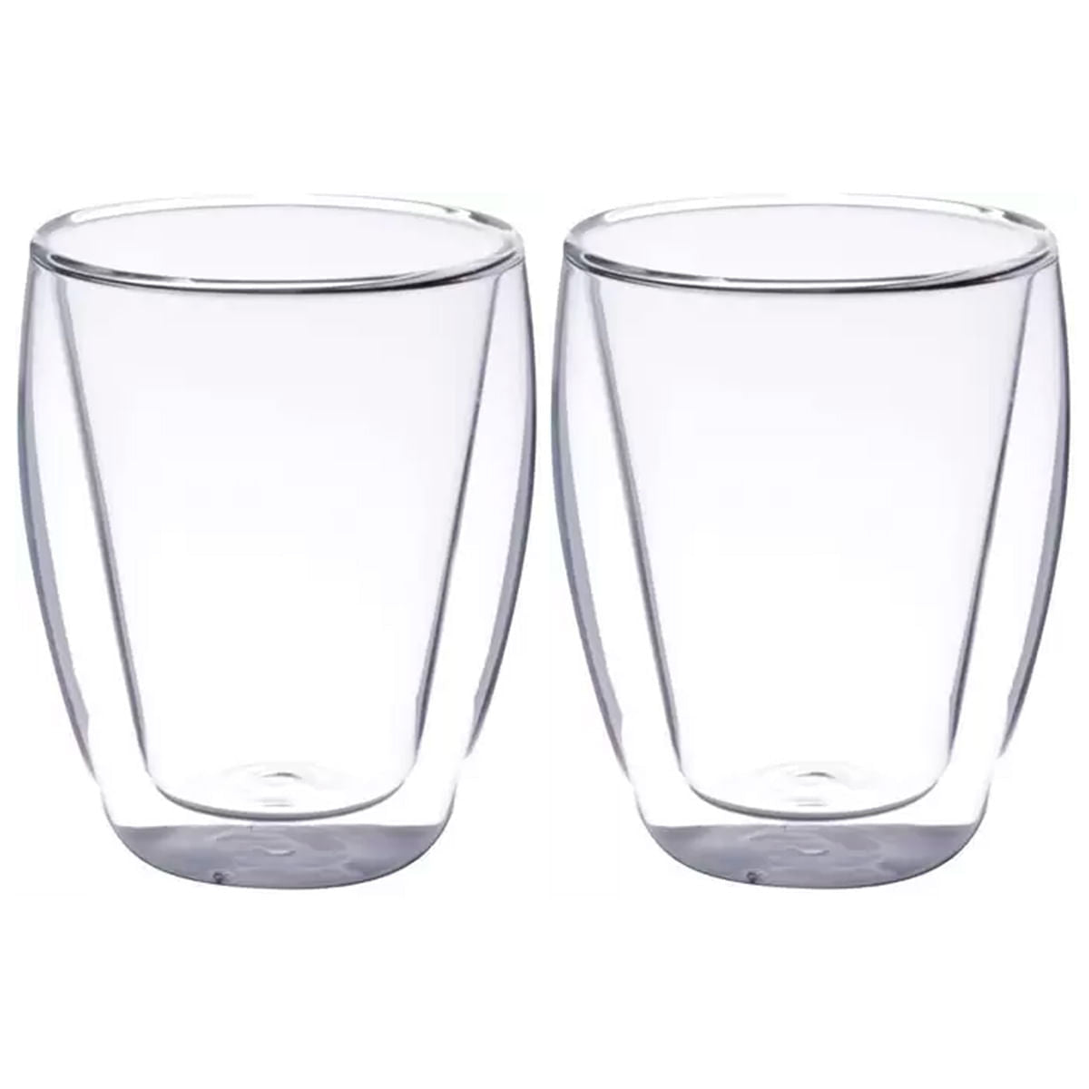 CJ 2 COPOS P/CHA DUPLA PAREDE DE VIDRO