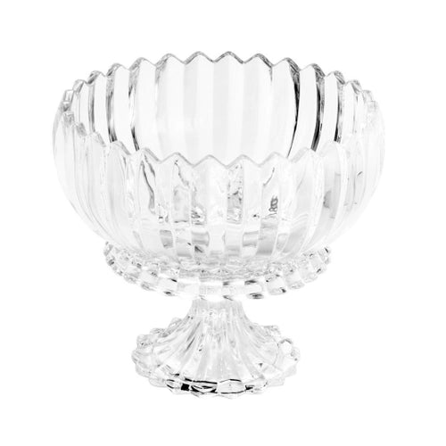 CENTRO DE MESA DECORATIVO CRISTAL DE CHUMBO C/PE GENEVA 24x20cm