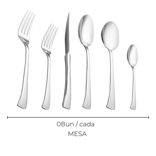 FAQUEIRO 54 PECAS BERNA ACO INOX WOLFF