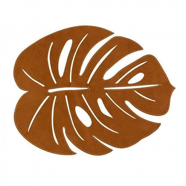 Jogo Americano Avulso Leaf Caramelo - DoceLar Loja