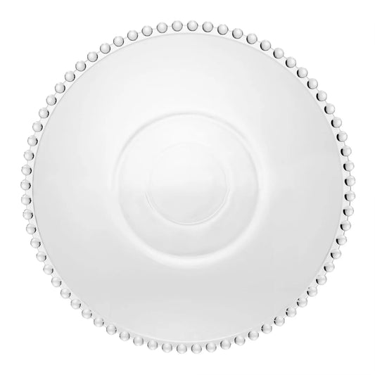 PRATO PARA MASSA RISOTO PEARL 29CM X 6CM CRISTAL