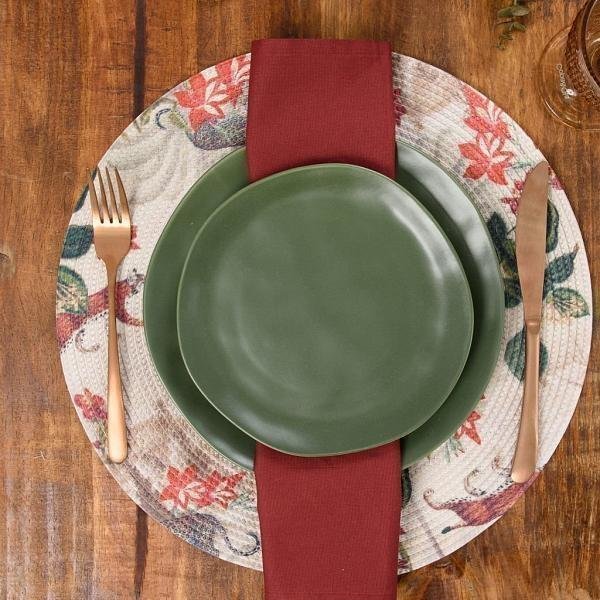 Prato de Lanche Organic Folha - DoceLar Loja