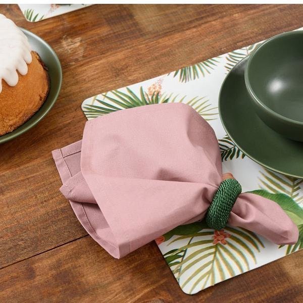 Guardanapo Home 4 Pcs Rosa Vintage - DoceLar Loja