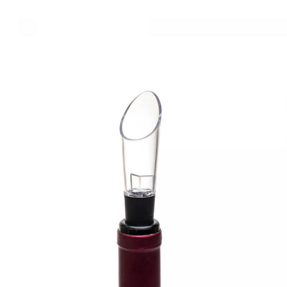 CJ 5 PECAS PARA VINHO DE PLASTICO PRETO