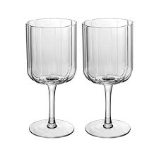 CJ 2 TACAS PARA VINHO DE VIDRO LOTUS 350ML