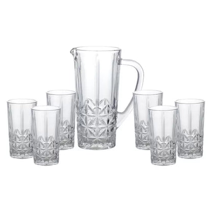 Jogo Com 6 Copos Altos e Jarra 1L Stella - DoceLar Loja